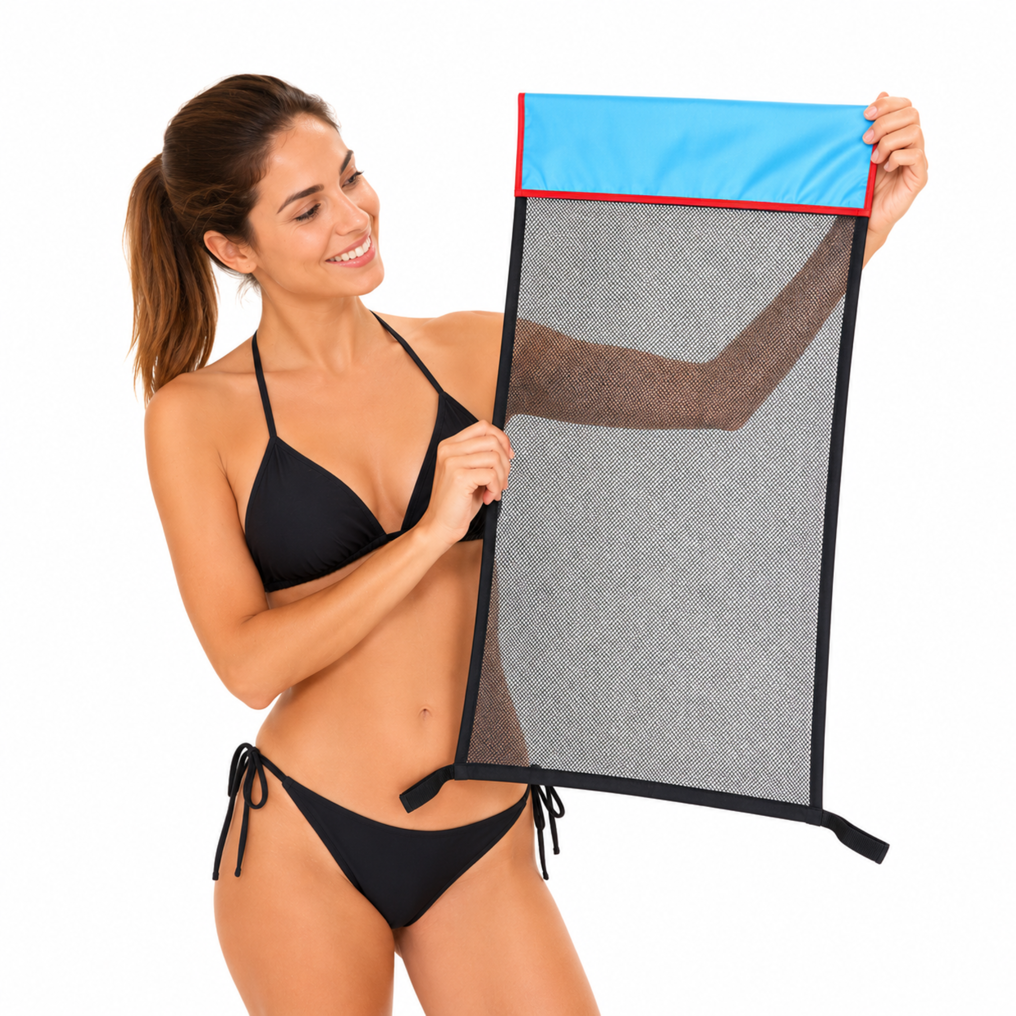 AquaFlexx® Water Noodle Hangmat Zak – Drijfstoel Net voor Zwembad, Pool Noodles & Waterontspanning
