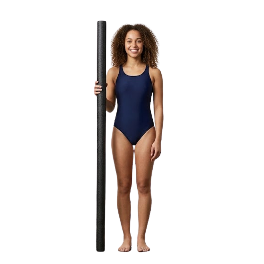 AquaFlexx® Water Noodle Zwart 150 cm – Professionele Zwemnoodle voor Aquafitness, Zwembad & Watertraining