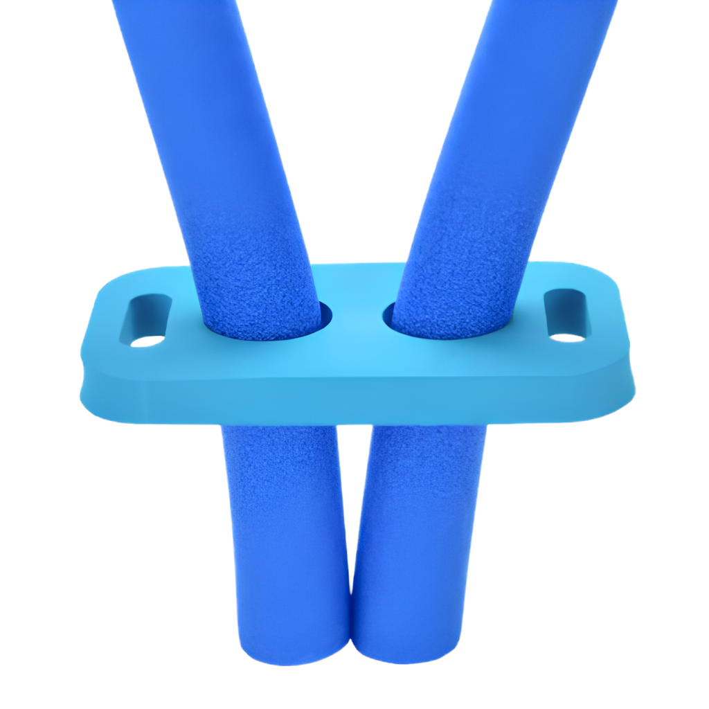 AquaFlexx® Water Noodle Connector Blauw – Foam Accessoire voor het Verbinden van Zwemnoodles