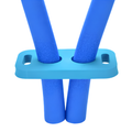 AquaFlexx® Water Noodle Connector Blauw – Foam Accessoire voor het Verbinden van Zwemnoodles