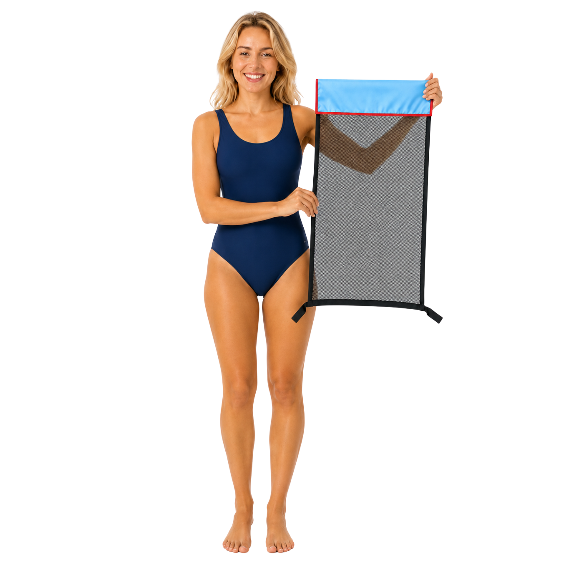 AquaFlexx® Water Noodle Hangmat Zak – Drijfstoel Net voor Zwembad, Pool Noodles & Waterontspanning